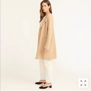 J crew linen sweater blazer